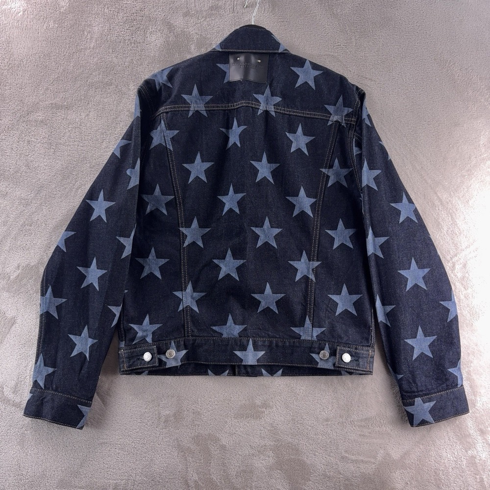 Takahiro Miyashita The Soloist Mined Denim Trucker Jacket‎ Mens Size 3 Blue Star - Picture 3 of 11